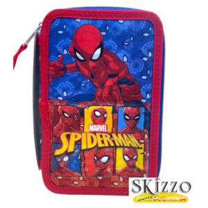 astuccio 3 zip completo in offerta disney marvel stitch