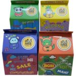 foglietti adesivi taggy milk tintaunita zoo fruit collection