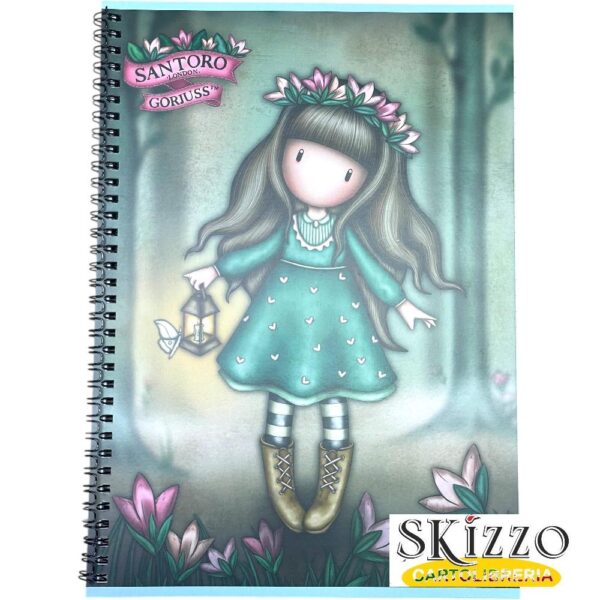 maxi quaderno spiralato gorjuss santoro london