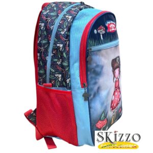 zaino ed astuccio 3 zip gorjuss santoro in the forest