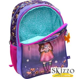 zaino ed astuccio 3 zip gorjuss santoro in the forest