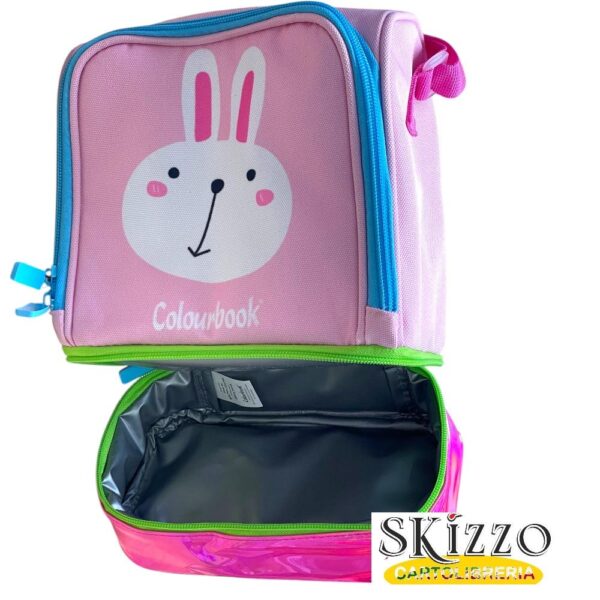 lunch bag borsa portapranzo bambini joy kids colourbook