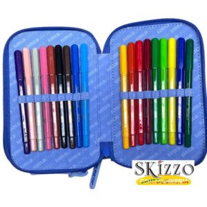 astuccio 3 zip young believe tintaunita