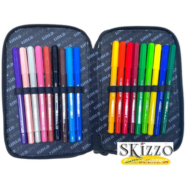 astuccio 3 zip tintaunita zoo