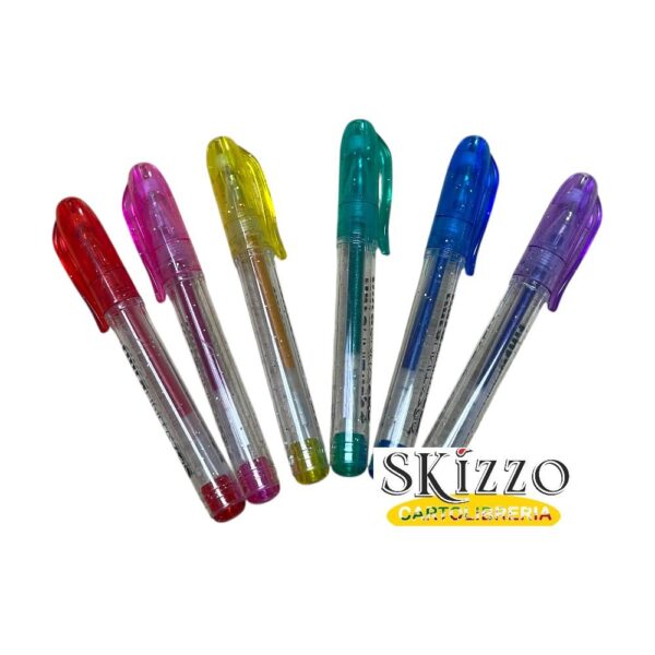 mini penne glitter tintaunita zoo fruit collection