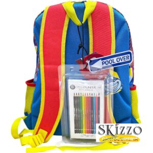 Zaino & Astuccio 3 Zip "Shark" - TintaUnita - immagine 5