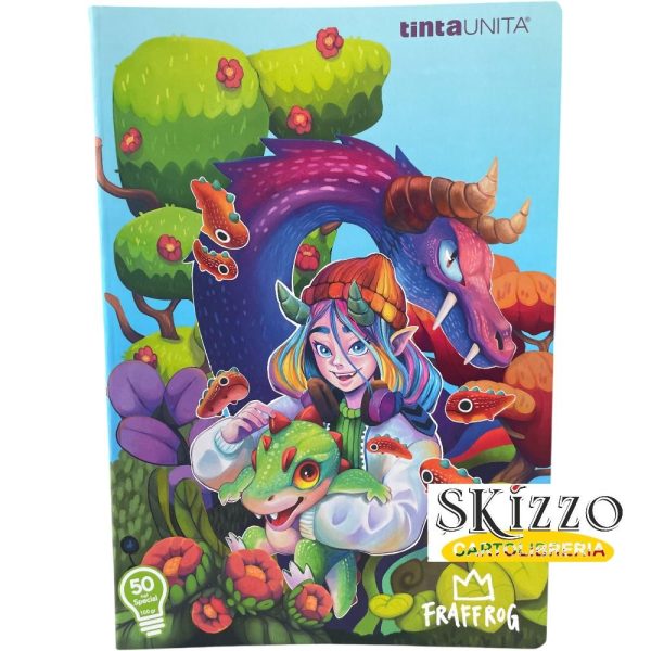 maxi quaderno fraffrog tintaunita