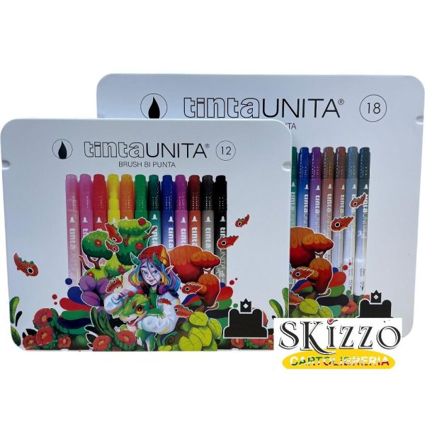 pennarelli brush tintaunita fraffrog
