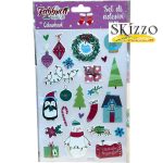 stickers natale colourbook