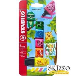 evidenziatori animal vibes stabilo